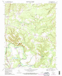 Download a high-resolution, GPS-compatible USGS topo map for Hanover, VA (1985 edition)