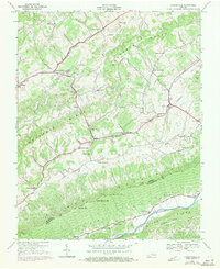 Download a high-resolution, GPS-compatible USGS topo map for Hansonville, VA (1971 edition)