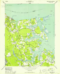 Download a high-resolution, GPS-compatible USGS topo map for Harris Grove, VA (1953 edition)