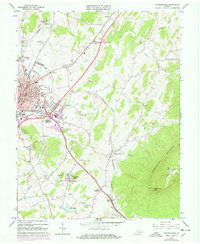 Download a high-resolution, GPS-compatible USGS topo map for Harrisonburg, VA (1978 edition)