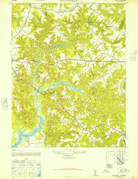 preview thumbnail of historical topo map of Richmond County, VA in 1947