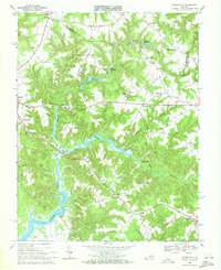 preview thumbnail of historical topo map of Richmond County, VA in 1968