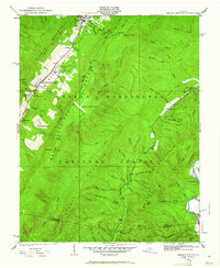 Download a high-resolution, GPS-compatible USGS topo map for Healing Springs, VA (1961 edition)