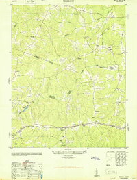 preview thumbnail of historical topo map of Dinwiddie County, VA in 1950