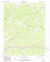 preview thumbnail of historical topo map of Dinwiddie County, VA in 1964
