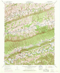 Download a high-resolution, GPS-compatible USGS topo map for Hilton, VA (1970 edition)