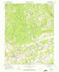Download a high-resolution, GPS-compatible USGS topo map for Honaker, VA (1972 edition)
