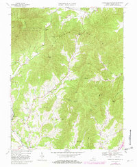 Download a high-resolution, GPS-compatible USGS topo map for Horseshoe Mountain, VA (1982 edition)
