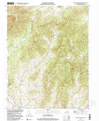 Download a high-resolution, GPS-compatible USGS topo map for Horseshoe Mountain, VA (2000 edition)