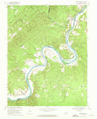 Download a high-resolution, GPS-compatible USGS topo map for Howardsville, VA (1971 edition)