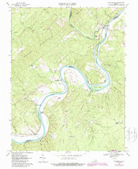 Download a high-resolution, GPS-compatible USGS topo map for Howardsville, VA (1987 edition)
