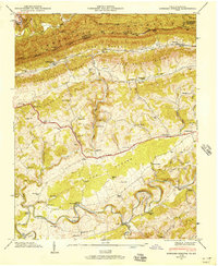 Download a high-resolution, GPS-compatible USGS topo map for Hubbard Springs, VA (1957 edition)