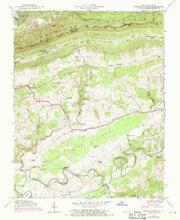 Download a high-resolution, GPS-compatible USGS topo map for Hubbard Springs, VA (1970 edition)