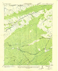 Download a high-resolution, GPS-compatible USGS topo map for Hutchinson Rock, VA (1935 edition)