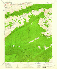 Download a high-resolution, GPS-compatible USGS topo map for Hutchinson Rock, VA (1960 edition)