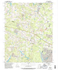 Download a high-resolution, GPS-compatible USGS topo map for Hylas, VA (1996 edition)