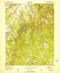 Download a high-resolution, GPS-compatible USGS topo map for Independent Hill, VA (1953 edition)