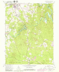 Download a high-resolution, GPS-compatible USGS topo map for Independent Hill, VA (1980 edition)
