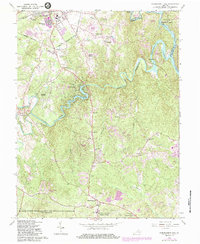 Download a high-resolution, GPS-compatible USGS topo map for Independent Hill, VA (1984 edition)