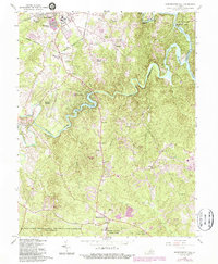 Download a high-resolution, GPS-compatible USGS topo map for Independent Hill, VA (1987 edition)