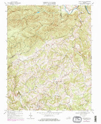 Download a high-resolution, GPS-compatible USGS topo map for Indian Valley, VA (1978 edition)