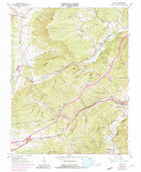Download a high-resolution, GPS-compatible USGS topo map for Ironto, VA (1991 edition)