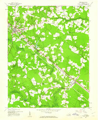 Download a high-resolution, GPS-compatible USGS topo map for Ivor, VA (1961 edition)