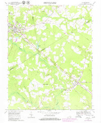 Download a high-resolution, GPS-compatible USGS topo map for Ivor, VA (1980 edition)