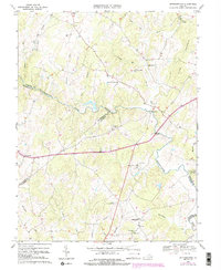 preview thumbnail of historical topo map of Fauquier County, VA in 1966