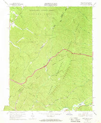 Download a high-resolution, GPS-compatible USGS topo map for Jerrys Run, VA (1968 edition)