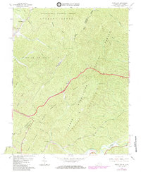 Download a high-resolution, GPS-compatible USGS topo map for Jerrys Run, VA (1984 edition)