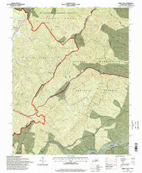 Download a high-resolution, GPS-compatible USGS topo map for Jerrys Run, VA (1998 edition)