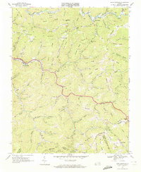preview thumbnail of historical topo map of Buchanan County, VA in 1968