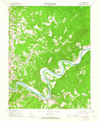 Download a high-resolution, GPS-compatible USGS topo map for Kelly, VA (1965 edition)