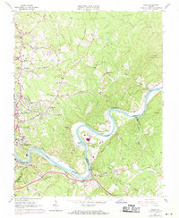 Download a high-resolution, GPS-compatible USGS topo map for Kelly, VA (1971 edition)