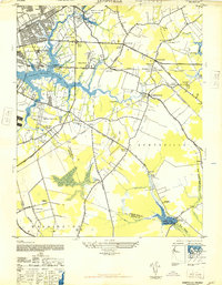 Download a high-resolution, GPS-compatible USGS topo map for Kempsville, VA (1948 edition)