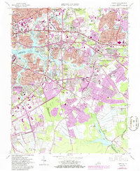 Download a high-resolution, GPS-compatible USGS topo map for Kempsville, VA (1986 edition)