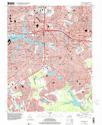 preview thumbnail of historical topo map of Virginia, United States in 1994