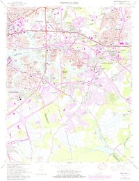 Download a high-resolution, GPS-compatible USGS topo map for Kempsville, VA (1980 edition)