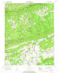 Download a high-resolution, GPS-compatible USGS topo map for Keokee, VA (1966 edition)