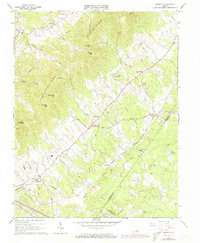 Download a high-resolution, GPS-compatible USGS topo map for Keswick, VA (1973 edition)