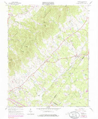 Download a high-resolution, GPS-compatible USGS topo map for Keswick, VA (1985 edition)