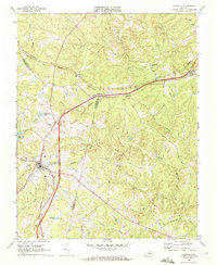 Download a high-resolution, GPS-compatible USGS topo map for Keysville, VA (1972 edition)