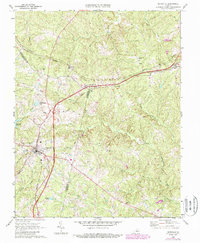Download a high-resolution, GPS-compatible USGS topo map for Keysville, VA (1987 edition)