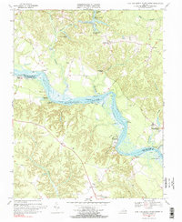 Download a high-resolution, GPS-compatible USGS topo map for King And Queen Court House, VA (1985 edition)