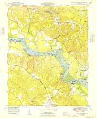 preview thumbnail of historical topo map of King and Queen County, VA in 1949