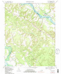 Download a high-resolution, GPS-compatible USGS topo map for King William, VA (1986 edition)