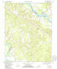 Download a high-resolution, GPS-compatible USGS topo map for King William, VA (1986 edition)