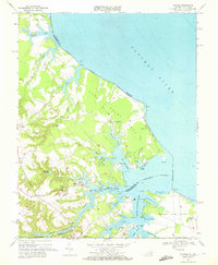 Download a high-resolution, GPS-compatible USGS topo map for Kinsale, VA (1972 edition)