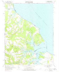 Download a high-resolution, GPS-compatible USGS topo map for Kinsale, VA (1977 edition)